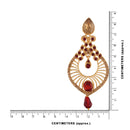 Etnico Traditional Gold Plated Dangler & Drop Chandbali Designer Earrings For Women (E2612M)