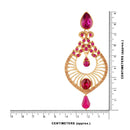 Etnico Traditional Gold Plated Dangler & Drop Chandbali Designer Earrings For Women (E2612Q)