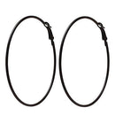 Etnico Gold Plated Big Hoop Bali Earrings for Girls and Women (E2645B)