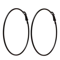 Etnico Gold Plated Big Hoop Bali Earrings for Girls and Women (E2645B)