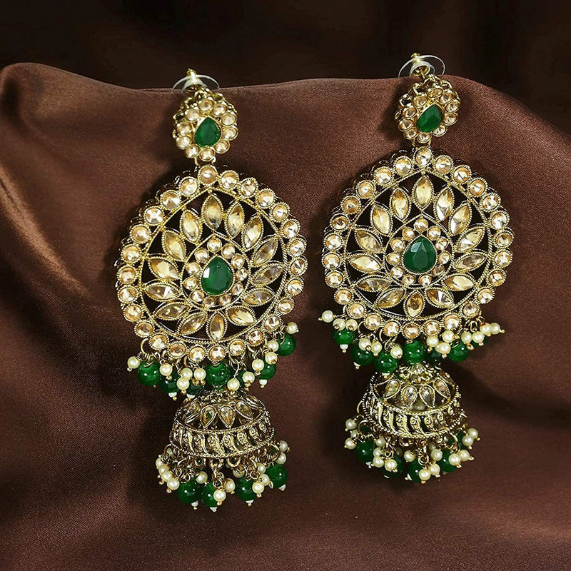 Details 118+ green traditional earrings latest