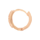 Etnico Valentine's Special Rose Gold-Plated AD Stone Contemporary Studs Earrings for women (E2966)
