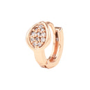 Etnico Valentine's Special Rose Gold-Plated AD Stone Contemporary Studs Earrings for women (E2968)