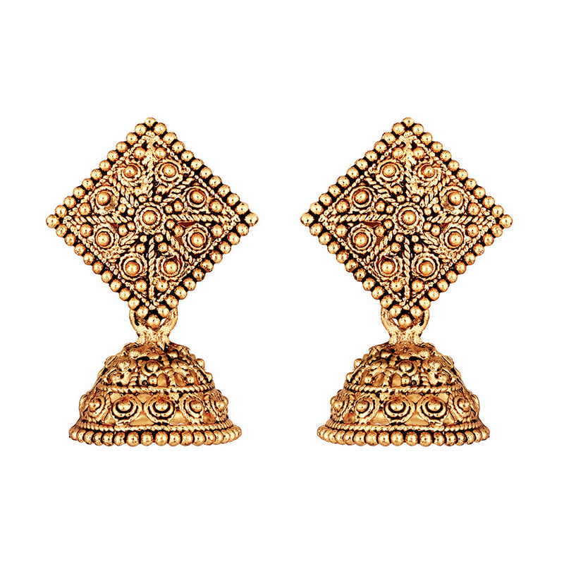 Shrishti Fashion Excellent Gold Plated Jhumki Earring For Women