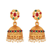 Shrishti Fashion Dazzling Gold Plated Jhumki Earring For Women