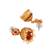 Shrishti Fashion Dazzling Gold Plated Jhumki Earring For Women