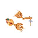 Shrishti Fashion Good-looking Peacock Gold Plated Jhumki Earring For Women