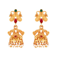 Shrishti Fashion Lavish Paisley Gold Plated Jhumki Earring For Women