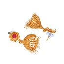 Shrishti Fashion Lovely Gold Plated Jhumki Earring For Women