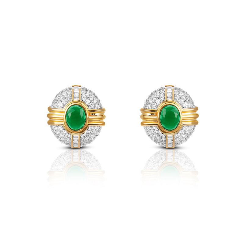 Nipura Emerald Duchess Maze Earrings