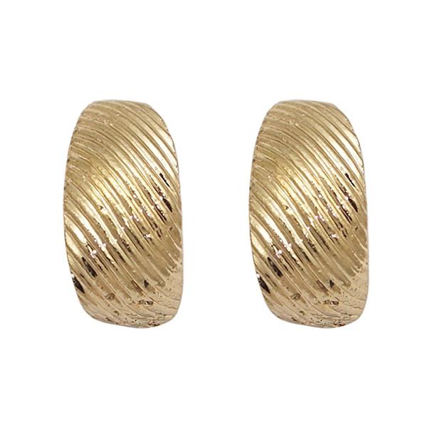 Tip Top Fashions Gold Plated Stud Earrings - 1302834