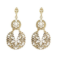 Beadside Gold Plated Dangler Earrings - 1302855