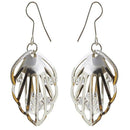 The99Jewel Stone Rhodium Plated Dangler Earring - 1306436