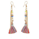 Jeweljunk Gold Plated Multi Thread Earrings - 1310910E