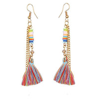 Jeweljunk Gold Plated Multi Thread Earrings - 1310910E