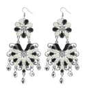 Jeweljunk Black Meenakari Afghani Dangler Earrings - 1311063F