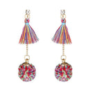 Jeweljunk Gold Plated Multi Thread Earrings - 1310917C