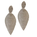 The99Jewel Stone Rhodium Plated Dangler Earring