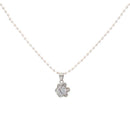 The99Jewel Austrian Stone Silver Plated Chain Pendant - 1200943