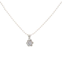 The99Jewel Austrian Stone Silver Plated Chain Pendant - 1200943