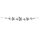 Apurva Pearls Silver Plated Stone Butterfly Design Hair Brooch - 1502205B
