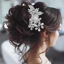 Apurva Pearls Stone Pearl Silver Plated Hair Brooch - 1502216B