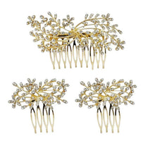 Apurva Pearls Stone Gold Plated Hair Brooch - 1502048B