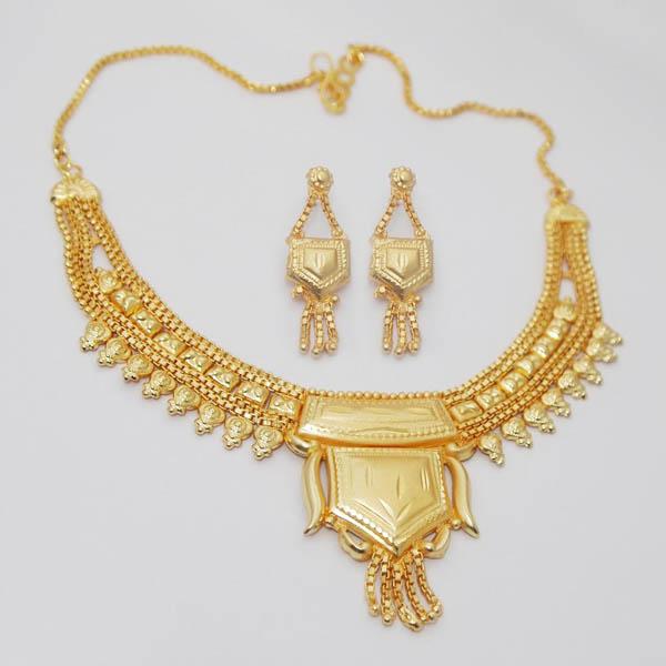 Kalyani Brass Forming Necklace Set - 1108119