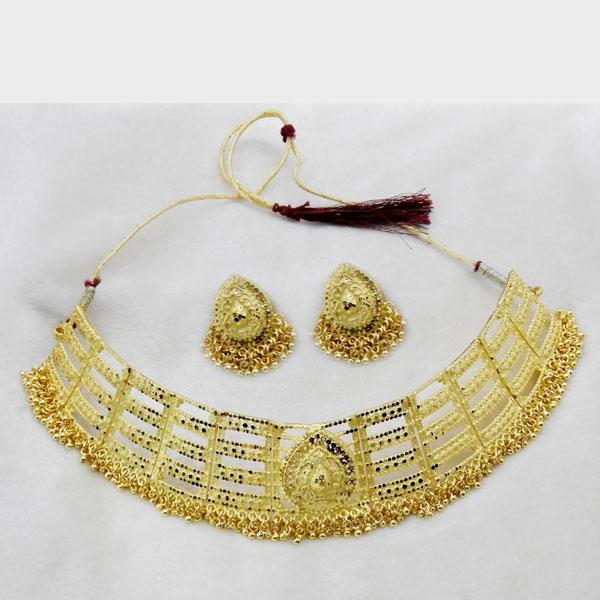 Utkrishtt Forming Gold Plated Copper Necklace Set - 1107850