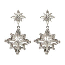 Yoona Austrian Stone Silver Plated Dangler Earring - 1307707A