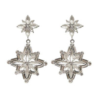 Yoona Austrian Stone Silver Plated Dangler Earring - 1307707A