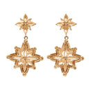 Yoona Champagne Crystal Stone Gold Plated Dangler Earring - 1307707C