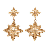 Yoona Champagne Crystal Stone Gold Plated Dangler Earring - 1307707C