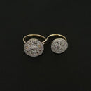 Labono Art Gold Plated AD Stone Double Ring - FAW0029