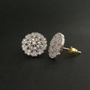 Labono Art AD Stone Gold Plated Stud Earrings - FAW0042