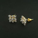 Labono Art AD Stone Gold Plated Stud Earrings - FAW0056