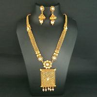 Real Creation Kundan Stone Copper Necklace Set - FBB0100A