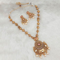 Real Creation AD Stone Copper Necklace Set - FBB0144B