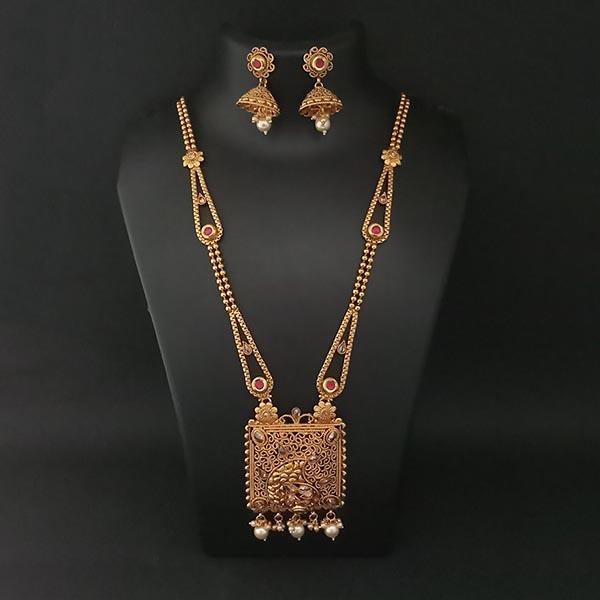 Real Creation AD Stone Copper  Necklace Set - FBB0168A
