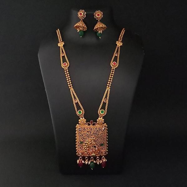 Real Creation AD Stone Copper  Necklace Set - FBB0168C