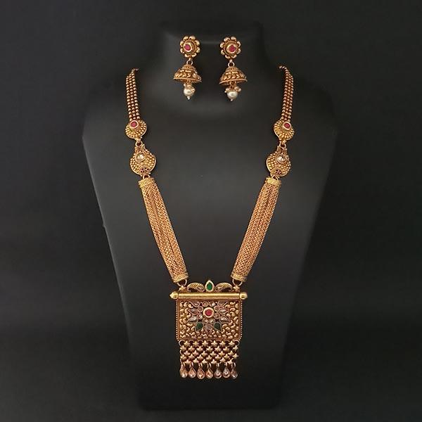Real Creation AD Stone Copper  Necklace Set - FBB0169B