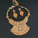 Ganpati Arts Stone Copper Necklace Set - FBC0011A