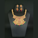 Ganpati Arts Stone Beads Copper Necklace Set - FBC0013A