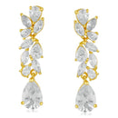 Suhagan Gold Plated AD Stone Dangler Earrings - FBE0010