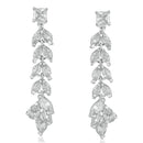 Suhagan Silver Plated AD Stone Dangler Earrings - FBE0012
