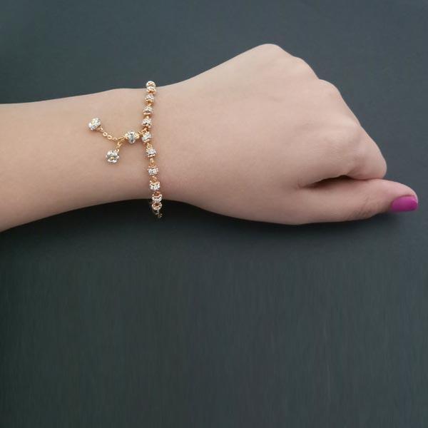 Umiyaji Austrian Stone Gold Plated Bracelet - FBG0013