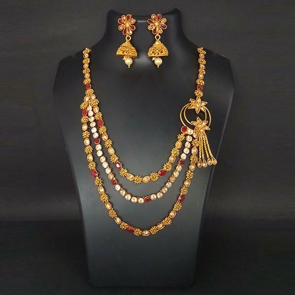 Nikita Arts AD Stone Copper Necklace Set - FBJ0005A