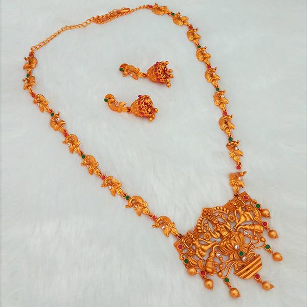 Shubham Pota Stone Copper Necklace Set - FBK0018