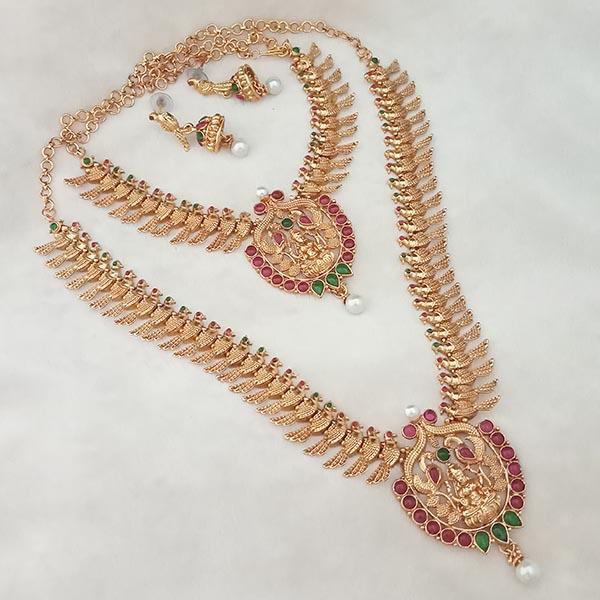 Shubham Sparrow Design Double Copper Necklace Set - FBK0049A