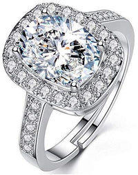 Etnico Silver-Plated Adjustable Ring (Women) - FL160